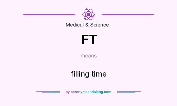 What does FT mean? It stands for filling time