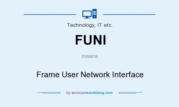 What does FUNI mean? It stands for Frame User Network Interface