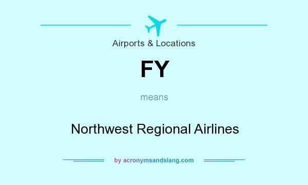 What does FY mean? It stands for Northwest Regional Airlines