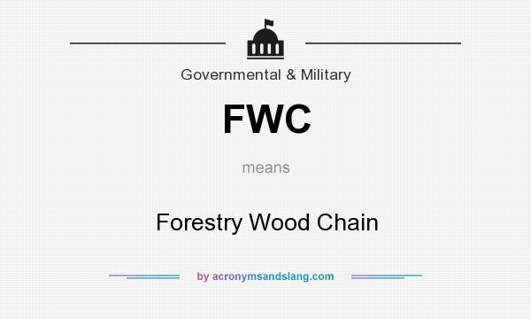What does FWC mean? It stands for Forestry Wood Chain