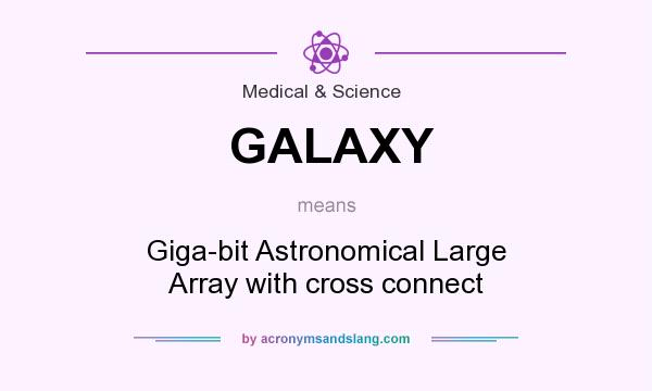 What does GALAXY mean? It stands for Giga-bit Astronomical Large Array with cross connect