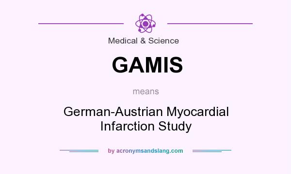 What does GAMIS mean? It stands for German-Austrian Myocardial Infarction Study