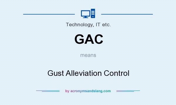 What does GAC mean? It stands for Gust Alleviation Control
