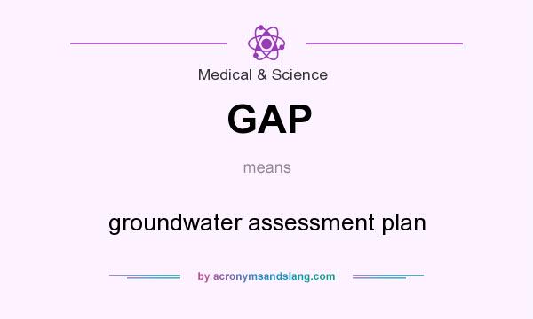 What does GAP mean? It stands for groundwater assessment plan