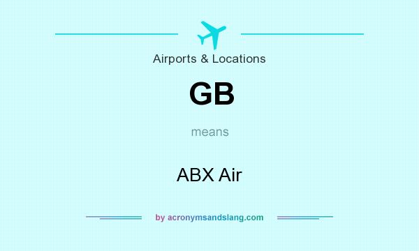 What does GB mean? It stands for ABX Air