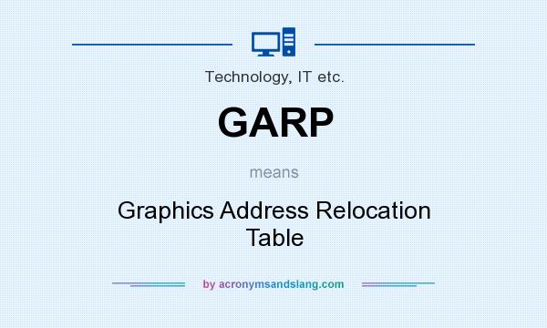 What does GARP mean? It stands for Graphics Address Relocation Table