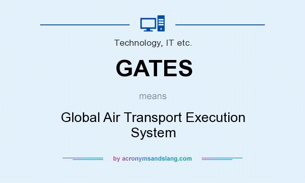 What does GATES mean? It stands for Global Air Transport Execution System