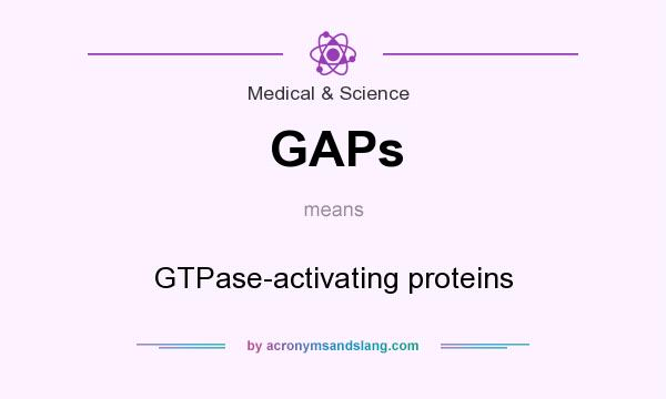 What does GAPs mean? It stands for GTPase-activating proteins