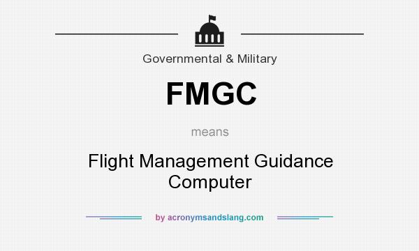 What does FMGC mean? It stands for Flight Management Guidance Computer