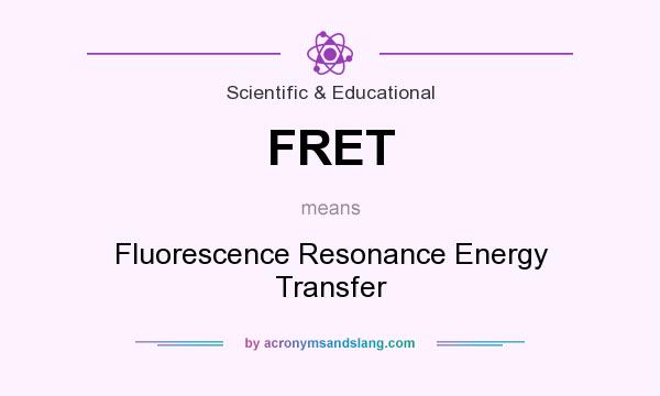 What does FRET mean? It stands for Fluorescence Resonance Energy Transfer