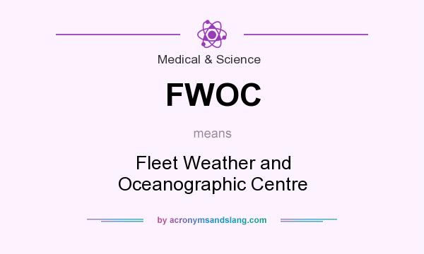 What does FWOC mean? It stands for Fleet Weather and Oceanographic Centre
