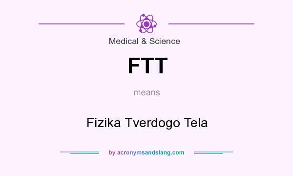 What does FTT mean? It stands for Fizika Tverdogo Tela