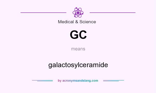 What does GC mean? It stands for galactosylceramide