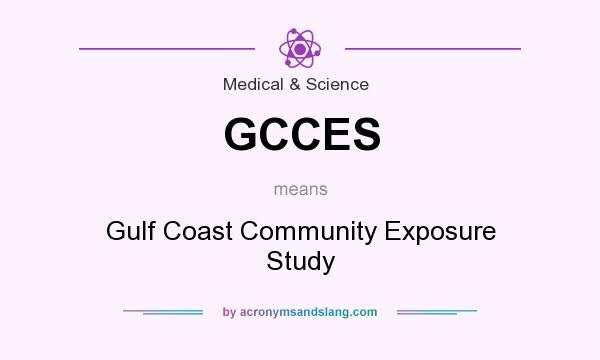 What does GCCES mean? It stands for Gulf Coast Community Exposure Study