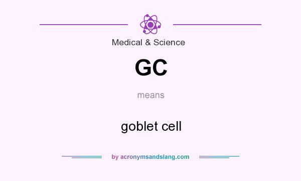 What does GC mean? It stands for goblet cell