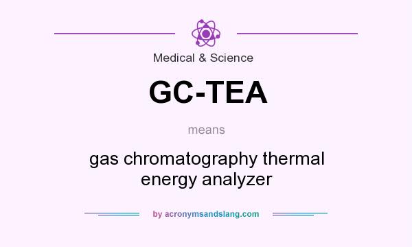What does GC-TEA mean? It stands for gas chromatography thermal energy analyzer