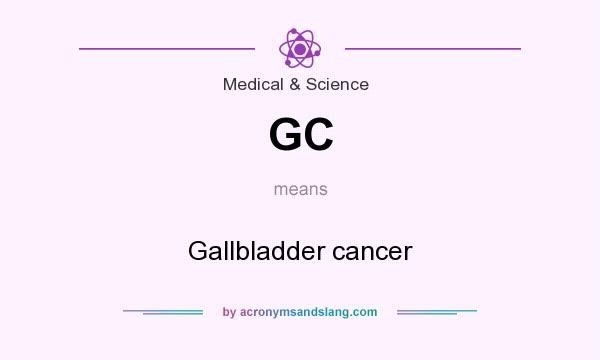 What does GC mean? It stands for Gallbladder cancer