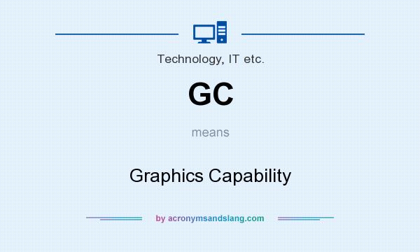 What does GC mean? It stands for Graphics Capability
