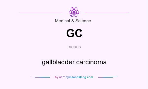 What does GC mean? It stands for gallbladder carcinoma