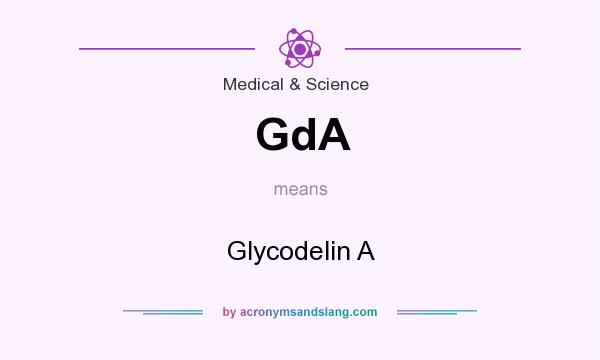 What does GdA mean? It stands for Glycodelin A