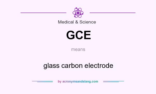What does GCE mean? It stands for glass carbon electrode