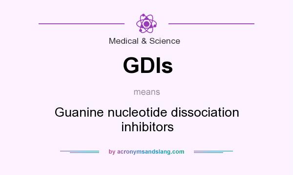 What does GDIs mean? It stands for Guanine nucleotide dissociation inhibitors