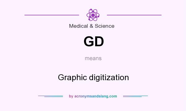 What does GD mean? It stands for Graphic digitization