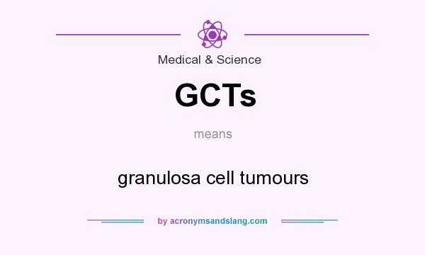 What does GCTs mean? It stands for granulosa cell tumours