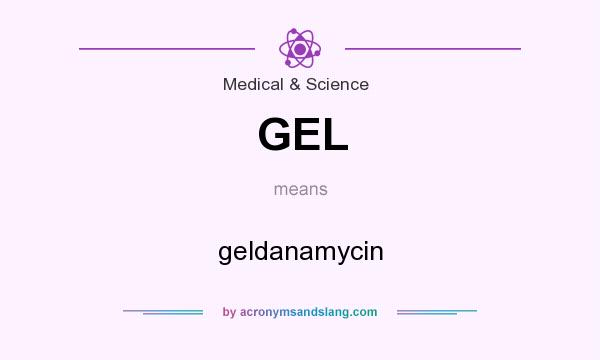 What does GEL mean? It stands for geldanamycin