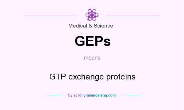 What does GEPs mean? It stands for GTP exchange proteins