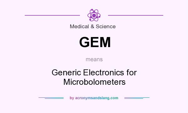 What does GEM mean? It stands for Generic Electronics for Microbolometers