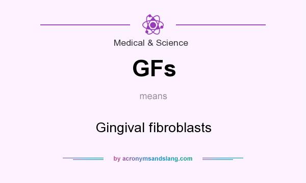 What does GFs mean? It stands for Gingival fibroblasts