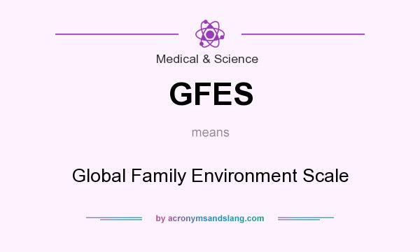 What does GFES mean? It stands for Global Family Environment Scale
