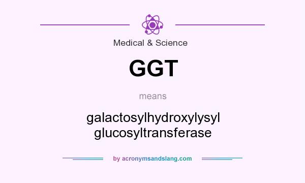 What does GGT mean? It stands for galactosylhydroxylysyl glucosyltransferase