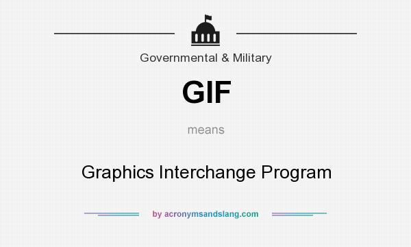 What does GIF mean? It stands for Graphics Interchange Program