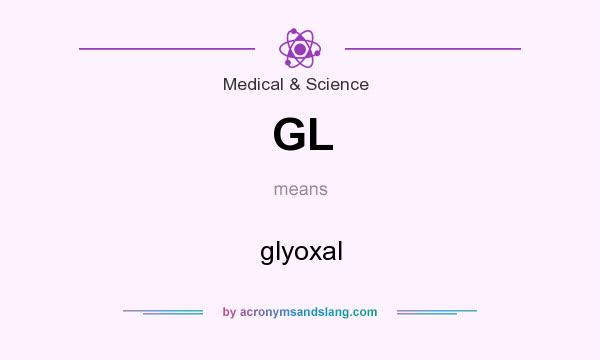 What does GL mean? It stands for glyoxal