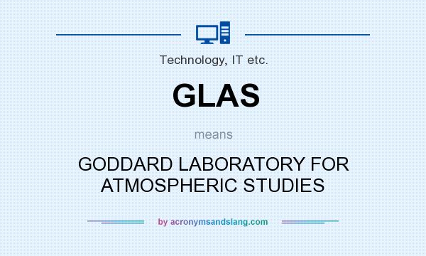 What does GLAS mean? It stands for GODDARD LABORATORY FOR ATMOSPHERIC STUDIES