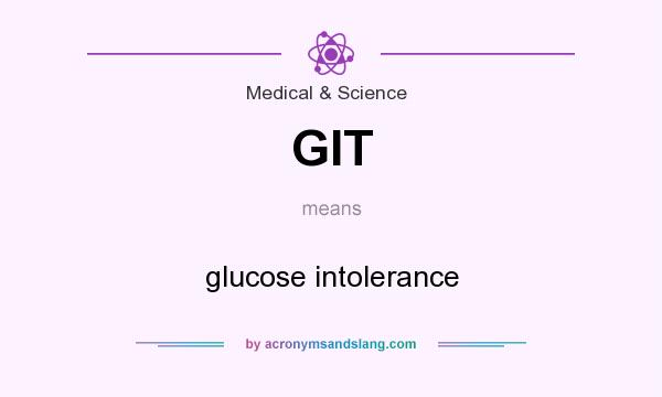 What does GIT mean? It stands for glucose intolerance