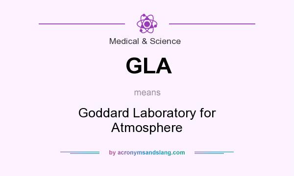 What does GLA mean? It stands for Goddard Laboratory for Atmosphere