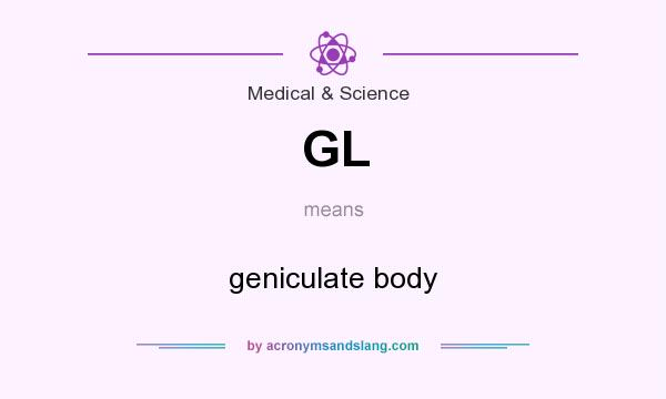 What does GL mean? It stands for geniculate body