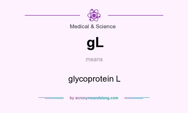 What does gL mean? It stands for glycoprotein L
