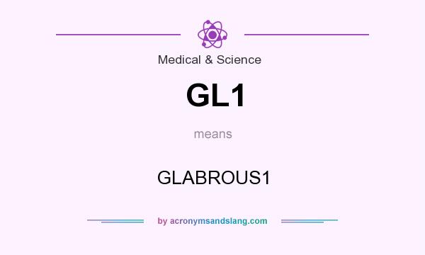 What does GL1 mean? It stands for GLABROUS1
