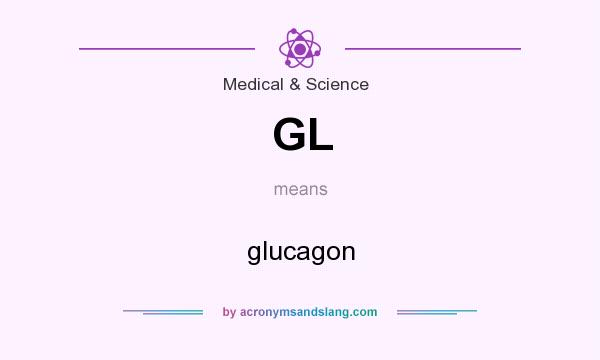 What does GL mean? It stands for glucagon
