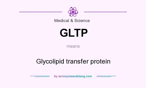 What does GLTP mean? It stands for Glycolipid transfer protein