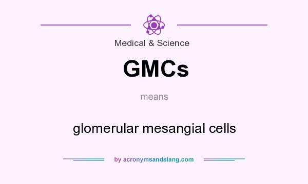 What does GMCs mean? It stands for glomerular mesangial cells