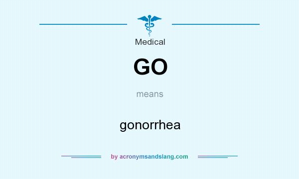 What does GO mean? It stands for gonorrhea