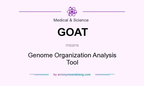 What does GOAT mean? It stands for Genome Organization Analysis Tool