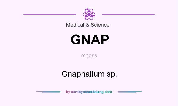 What does GNAP mean? It stands for Gnaphalium sp.