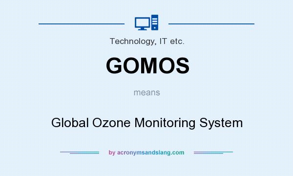 What does GOMOS mean? It stands for Global Ozone Monitoring System