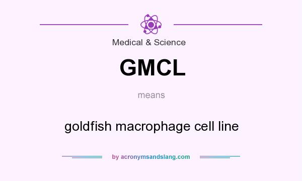 What does GMCL mean? It stands for goldfish macrophage cell line